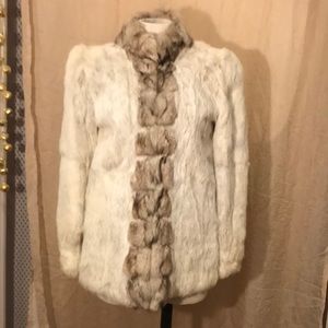 Authentic Vintage Rabbit Fur Coat
